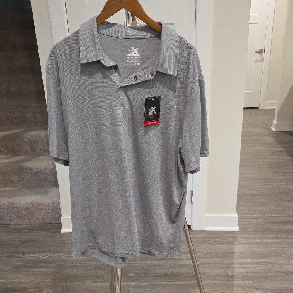ZeroXposur Men's Light Gray Polo Shirt